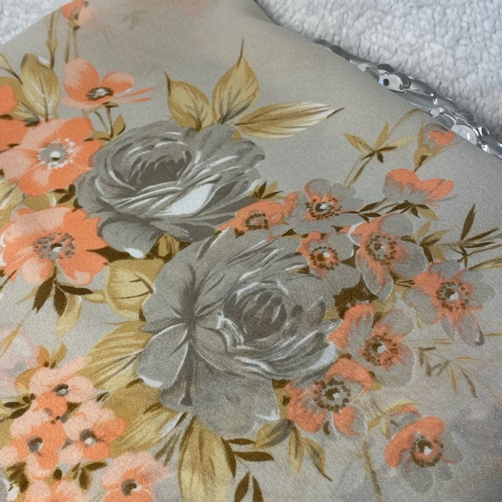 Italian Rose and Floral Woman’s Scarf